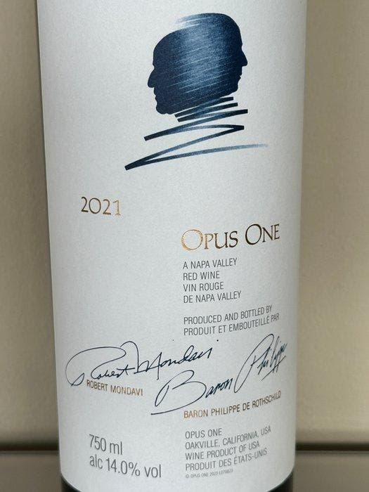 2021 Opus One Robert Mondavi Rothschild - Napa Valley - 1, Verzamelen, Wijnen