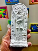 Beeld, Santa Muerte Relief - 18 cm - Gips