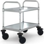 Serveerwagen | VARIOCART | RVS | 2 Niveaus (EN600x400) |, Verzenden, Nieuw in verpakking
