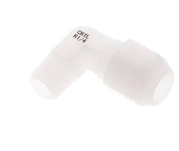 8x10mm & R1/4 PVDF Raccord coudé pour tuyau avec filetage, Verzenden, Nieuw