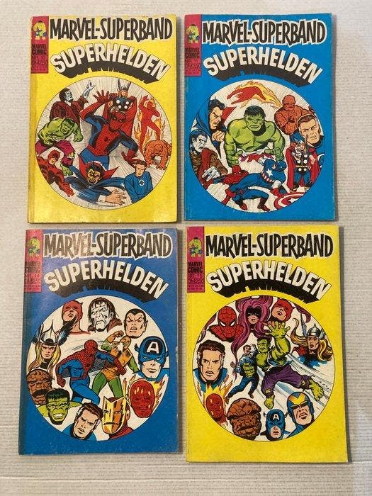 Marvel Superband - German edition - 9 Comic - Eerste druk -, Boeken, Stripverhalen