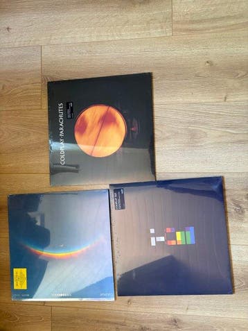 coldplay - 3 x sealed albums - LP albums (meerdere items) -