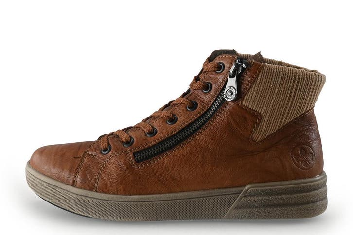 Rieker Veterboots in maat 39 Cognac, Kleding | Dames, Schoenen, Overige kleuren, Gedragen, Overige typen, Verzenden