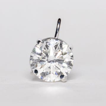 Zonder minimumprijs - Hanger - 18 karaat Witgoud - 2.19ct.