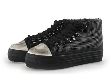 La Strada Sneakers in maat 39 Zwart, Verzenden, Zwart, La Strada, Sneakers
