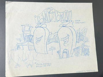 Beetlejuice (TV series, 1989/91) Tim Burton - 1 Croquis de, Nieuw in verpakking