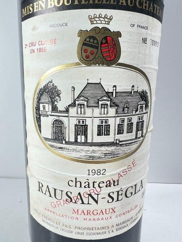 1982 Château Rausan-Ségla - Margaux 2ème Grand Cru Classé -