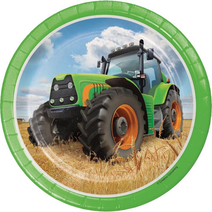 Borden Traktor 18cm 8st, Hobby & Loisirs créatifs, Articles de fête, Envoi