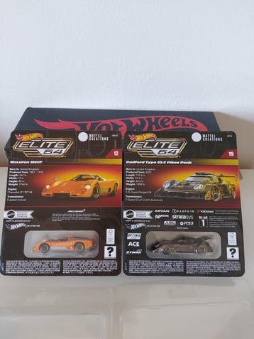 Hot Wheels, Mattel 1:64 - Model sportwagen (2) - Hot Wheels