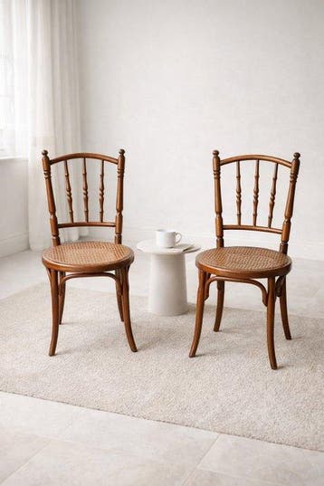 J.&J. Kohn - jacop&joseph kohn - Stoel (4) - Hout,