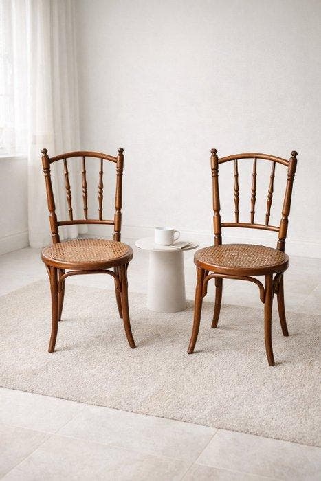 J.&J. Kohn - jacop&joseph kohn - Stoel (4) - Hout,, Antiek en Kunst, Kunst | Designobjecten