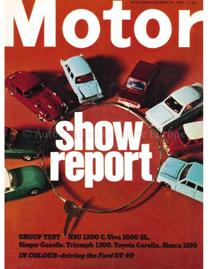 1968 MOTOR MAGAZINE 3462 ENGELS, Livres, Autos | Brochures & Magazines