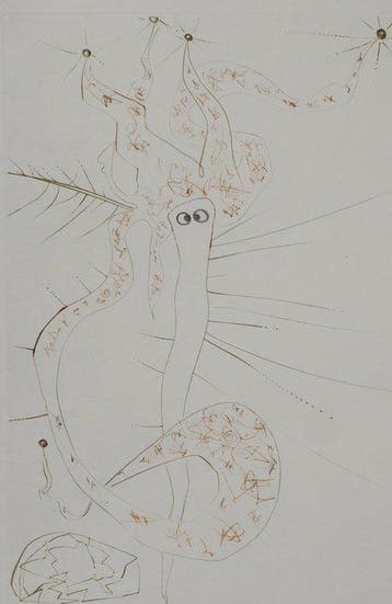Salvador Dali (1904-1989) - Tristan le fou, Antiquités & Art
