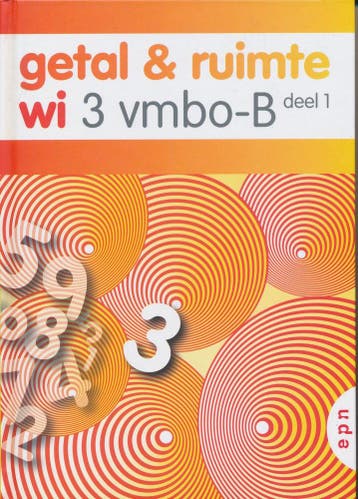 Getal en Ruimte 3 deel 1 VMBO-B, Verzenden, Nieuw