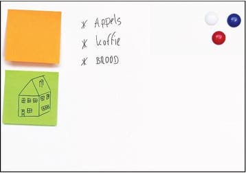 Whiteboard Simple 40x60cm, Huis en Inrichting, Woonaccessoires | Memoborden, Verzenden, Nieuw