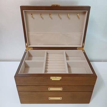 Boîte à bijoux - Coffret à bijoux - Bois - Jewelry Box