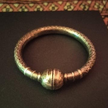 Zilver - Armband - Bedoeïense zilveren armband, Antiek en Kunst