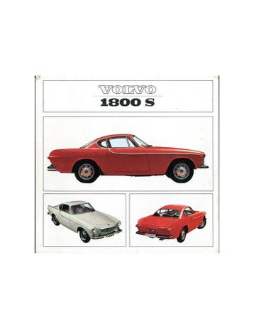 1965 VOLVO 1800 S BROCHURE NEDERLANDS, Ophalen of Verzenden