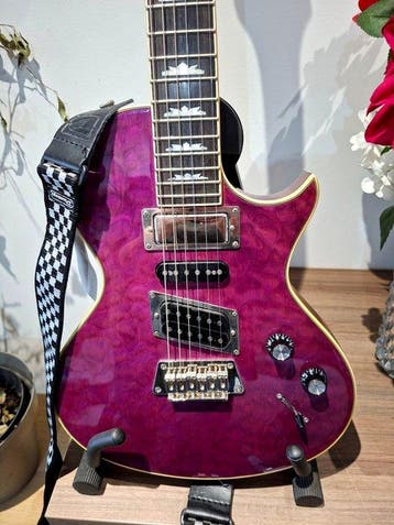 Epiphone - Nighthawk Custom Quilt Trans Purple (2014 Ltd