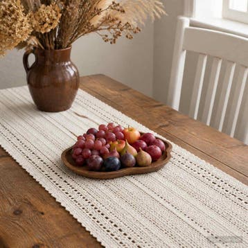 vidaXL Fruitschaal JEPARA Teakbruin Ø 50 cm Massief Teakhout, Verzenden, Nieuw