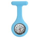 Fako - Verpleegstershorloge - Siliconen Uni - Babyblauw, Verzenden