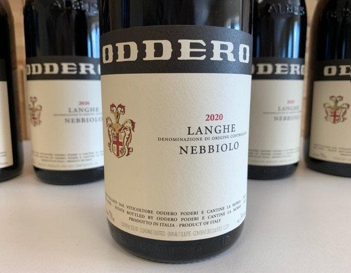 2020 Oddero Langhe Nebbiolo - Piëmont - 6 Flessen (0.75, Collections, Vins