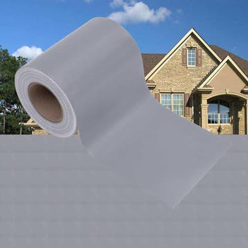 vidaXL Privacystrip 35x0,19 m PVC mat lichtgrijs, Verzenden, Nieuw