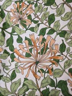 Stof van William Morris Honeysuckle Caprifoglio-stijl –