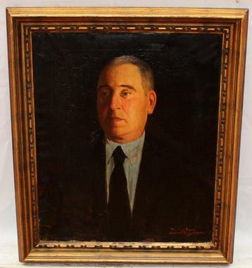 Bartolomé Mongrell Muñoz (1882-1938) - Retrato de caballero