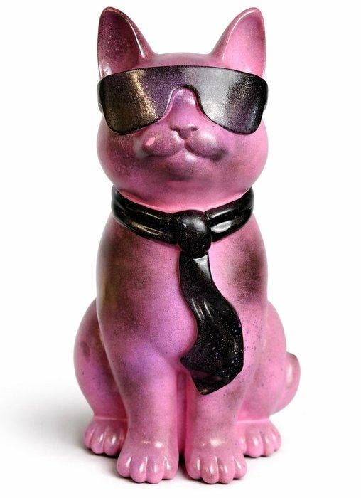 Daluxe Art - 1999 • Greek Pop Art Cat, Antiek en Kunst, Kunst | Designobjecten