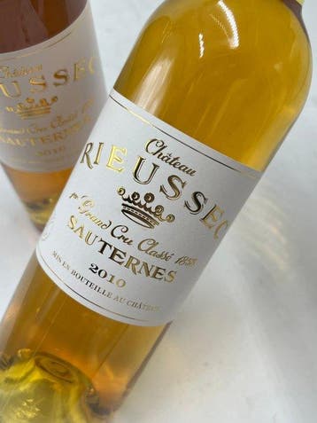 2010 Château de Rieussec - Sauternes - 2 Bouteilles (0,75 L), Collections, Vins