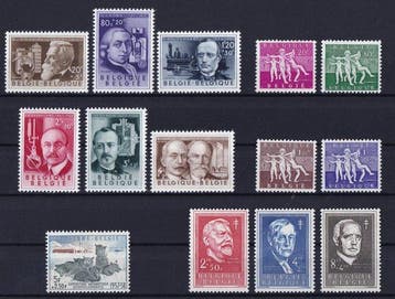 België 1955/1959 - 5 jaargangen (zonder blok, boudewijn,