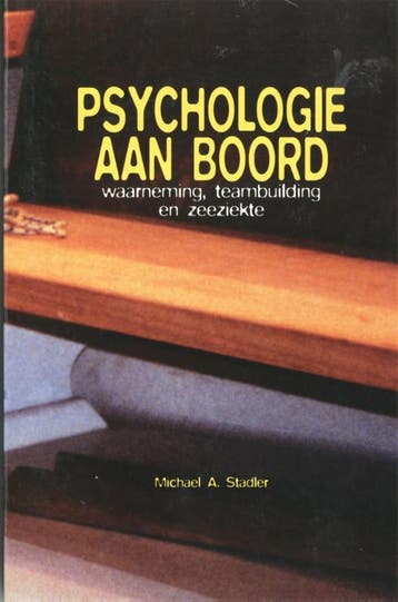 Psychologie aan boord 9789064103902 Michael Stadler, Verzenden, Zo goed als nieuw, Michael Stadler