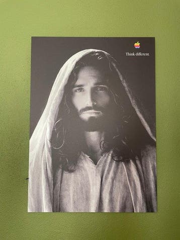 Apple - Cristhus - Enseigne publicitaire - Publicité vintage