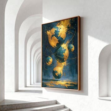 Iconica - Planetary Alchemy - unique 1/1 XXL (150 x 100 cm)