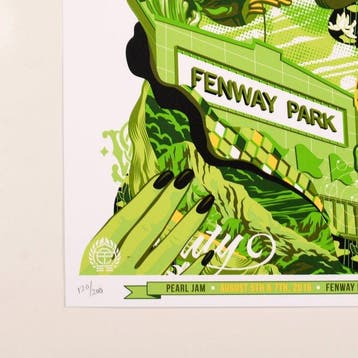 Tristan Eaton (1978) - Pearl Jam Fenway Park (Green Edition)