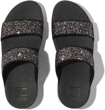FitFlop Lulu Multi-Tonal Glitter Slides Dames Slippers -..., Verzenden, Nieuw