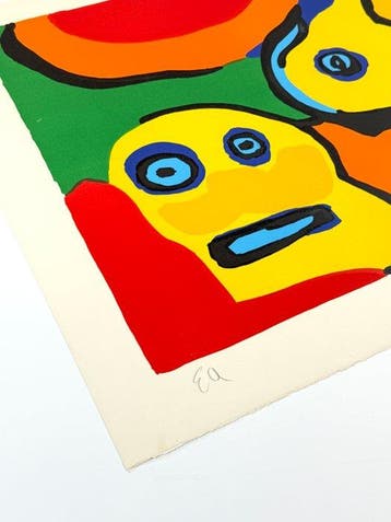 Karel Appel (1921-2006) - Yellow boy and sun