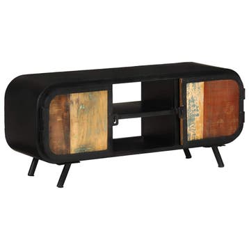 vidaXL Tv-meubel 110x30x45 cm massief gerecycled hout, Verzenden