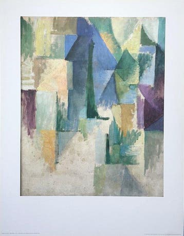 Robert Delaunay - Fensterbild - Offset Lithography -