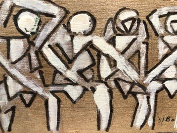 Michel Bourgeois (1933-2020) - Dance Africaine