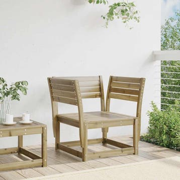 vidaXL Tuinstoel geïmpregneerd hout, Verzenden, Nieuw