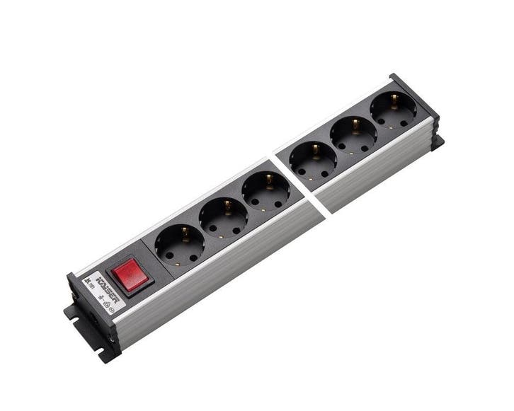 Martin Kaiser Power Strip 10-weg 45 graden aardlekschakelaar, Doe-het-zelf en Bouw, Elektriciteit en Kabels, Verzenden