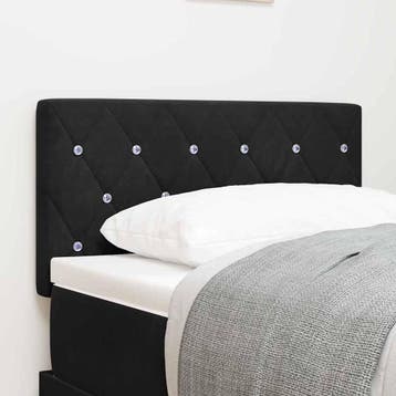 vidaXL LED Hoofdbord met LED-stripverlichting Zwart 80 cm, Verzenden, Nieuw