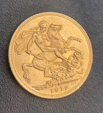 Australie. George V. Sovereign 1918 Perth