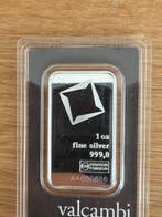 1 Troy Ounce - Zilver - Valcambi, Switzerland (Zonder, Postzegels en Munten, Edelmetalen en Baren