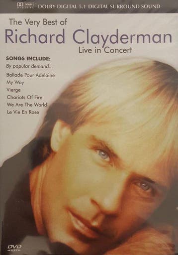 The very best of live Richard Clauderman in concert (dvd, Ophalen of Verzenden, Nieuw in verpakking