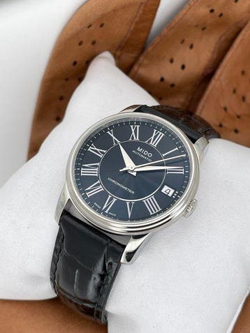 Mido - Baroncelli Lady Chronometer Automatic -, Handtassen en Accessoires, Horloges | Heren, Nieuw