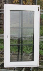 pvc raam , chassis van 75 x 131  wit / dennengroen, Kunststof, Minder dan 75 cm, Raamkozijn, Nieuw