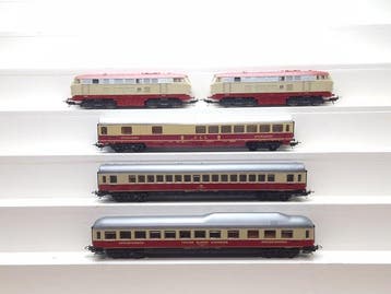 Lima H0 - Treinset (5) - 5-delige TEE trein met 2x BR 216 en, Hobby en Vrije tijd, Modeltreinen | H0, Nieuw